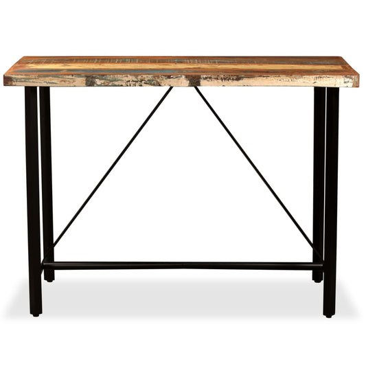 Bar Table | Multicolour | Solid reclaimed wood and steel | Industrial Bar Table | Multicolour | Solid reclaimed wood and steel | Industrial