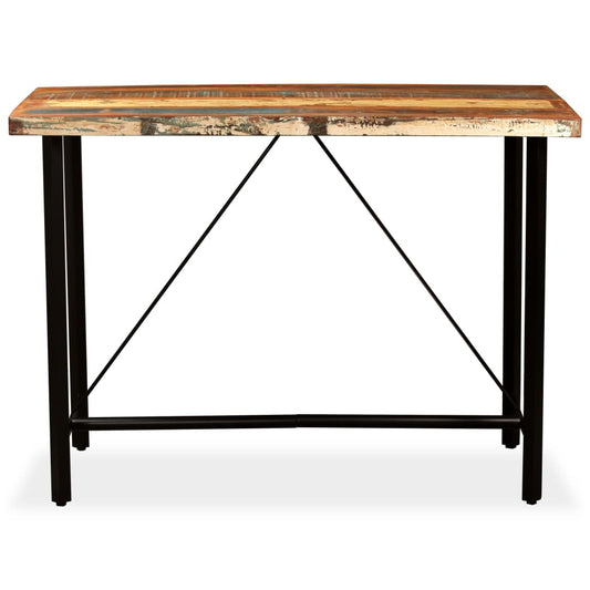 Bar Table | Multicolour | Solid reclaimed wood | Medium | Industrial Bar Table | Multicolour | Solid reclaimed wood | Medium | Industrial