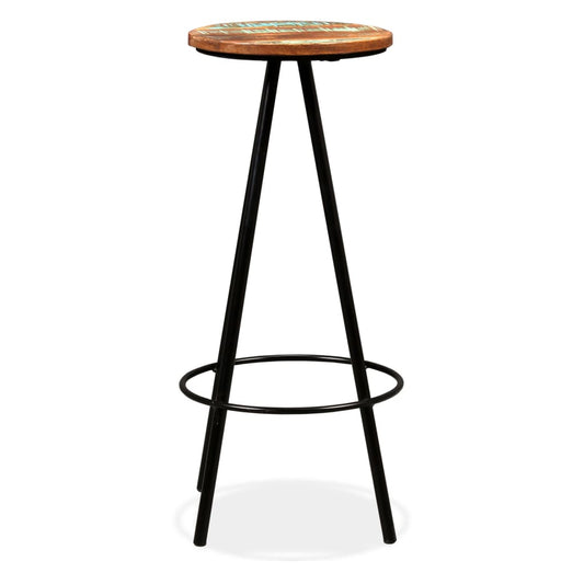 Bar Stools 4 pcs Solid Reclaimed Wood Bar Stools 4 pcs Solid Reclaimed Wood