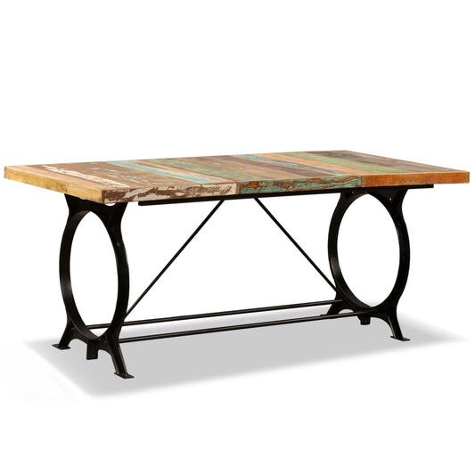 Dining Table | Different shades of brown with multicolour accents Dining Table | Different shades of brown with multicolour accents