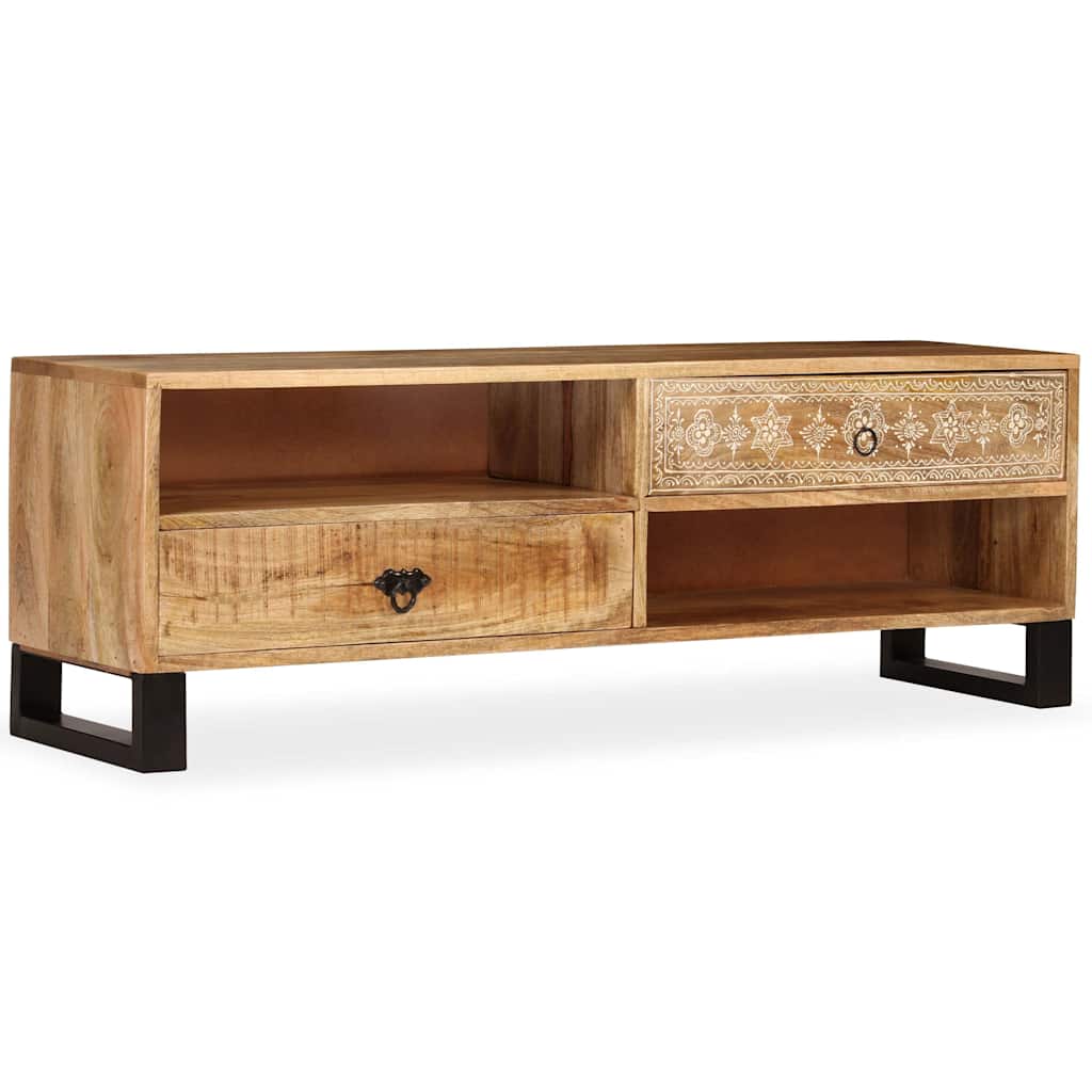 244940 vidaXL TV Cabinet Solid Mango Wood 120x30x40 cm