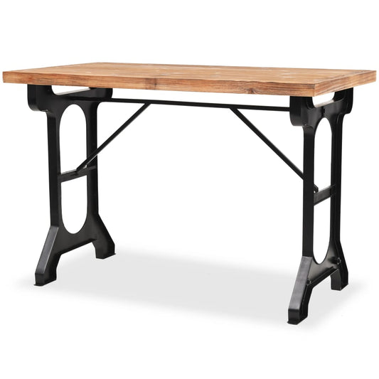 Dining Table Solid Fir Wood Top 122x65x82 cm Dining Table Solid Fir Wood Top 122x65x82 cm