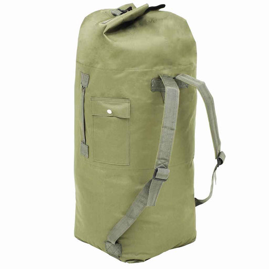 Army-Style Duffel Bag 85 L Olive Green Army-Style Duffel Bag 85 L Olive Green