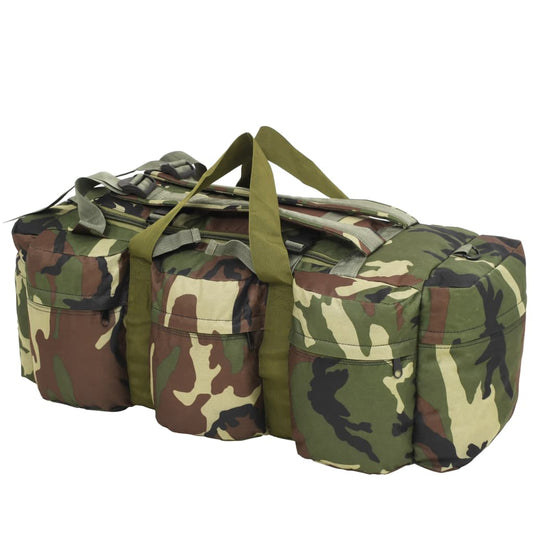 3-in-1 Army-Style Duffel Bag 45 L Camouflage 3-in-1 Army-Style Duffel Bag 45 L Camouflage