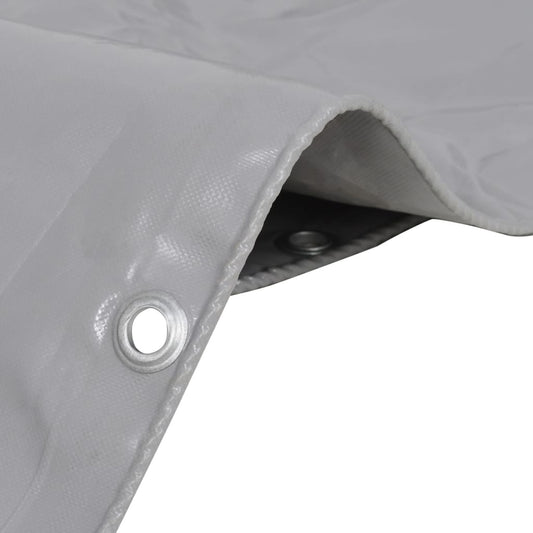 Tarpaulins Grey 2 x 3 m Canvas with PVC Coating Tarpaulins Grey 2 x 3 m Canvas with PVC Coating