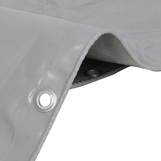 Tarpaulins Grey 4 x 5 m Canvas with PVC Coating Tarpaulins Grey 4 x 5 m Canvas with PVC Coating
