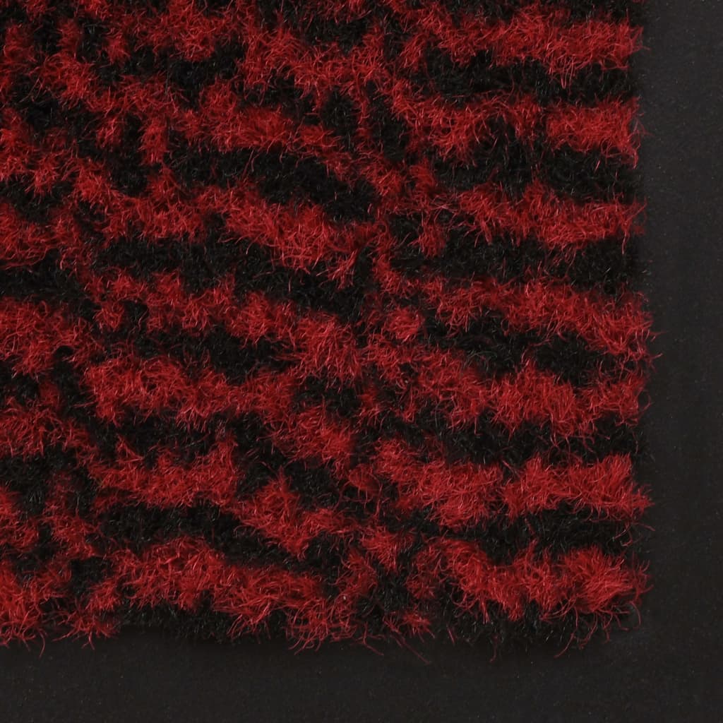 Door Mat | Red | Polypropylene with rubber backing | 120 x 180 cm