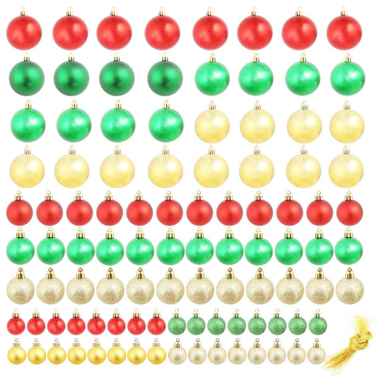 Christmas Balls 100 pcs Red/Gold/Green Christmas Balls 100 pcs Red/Gold/Green