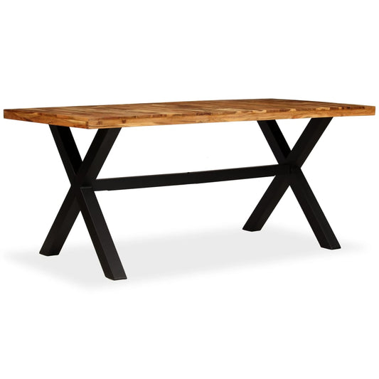 Dining Table Solid Acacia and Mango Wood 180x90x76 cm Dining Table Solid Acacia and Mango Wood 180x90x76 cm