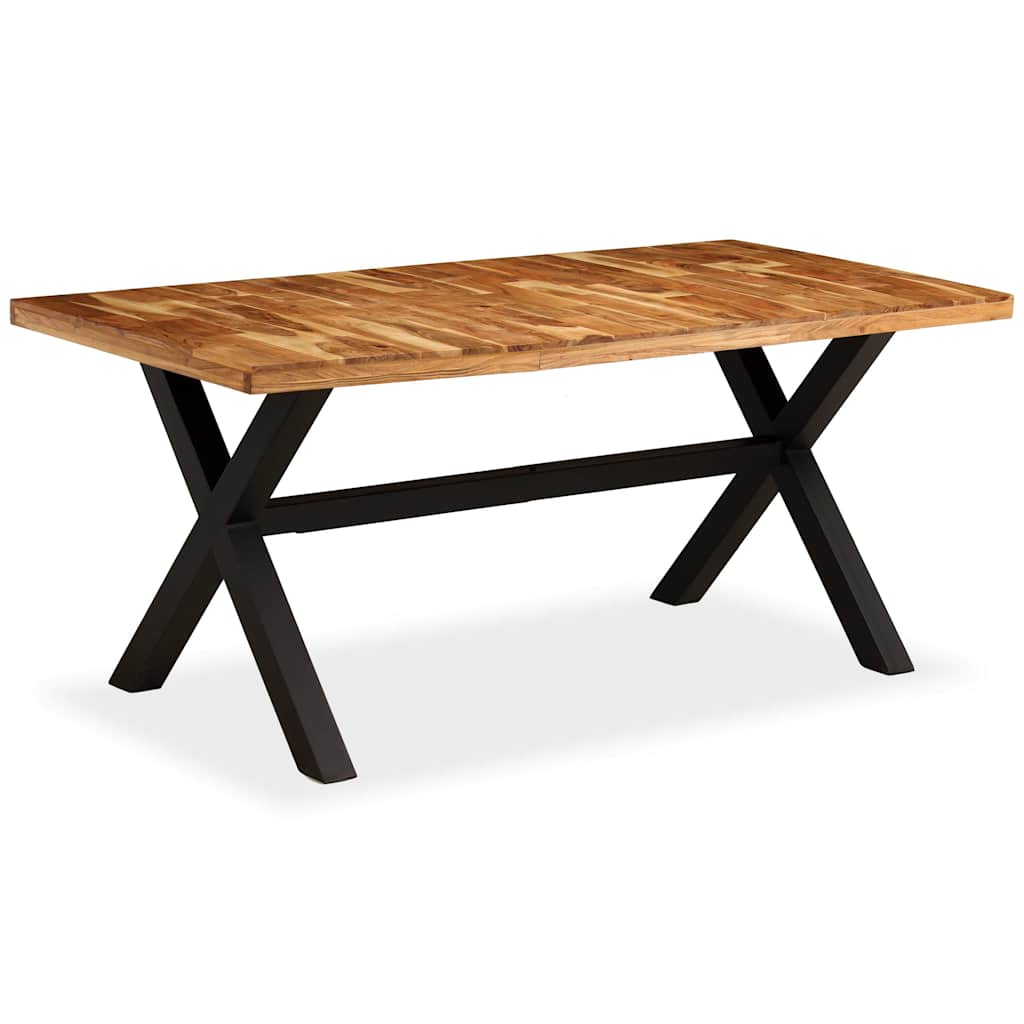 245640 vidaXL Dining Table Solid Acacia and Mango Wood 180x90x76 cm