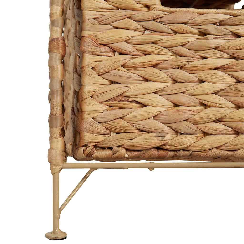 Storage Unit with 5 Baskets 25,5x37x100 cm Water Hyacinth