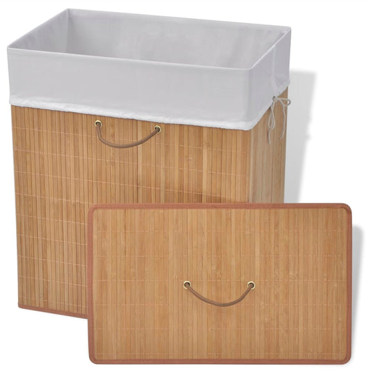 Bamboo Laundry Bin Rectangular Natural Bamboo Laundry Bin Rectangular Natural