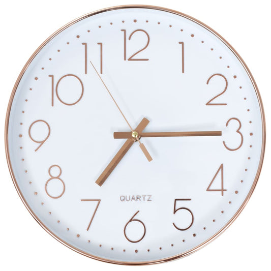 Wall Clock 30 cm Rose Gold Wall Clock 30 cm Rose Gold