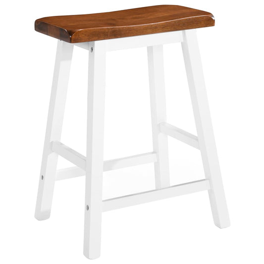 Bar Stools 2 pcs Solid Wood Bar Stools 2 pcs Solid Wood