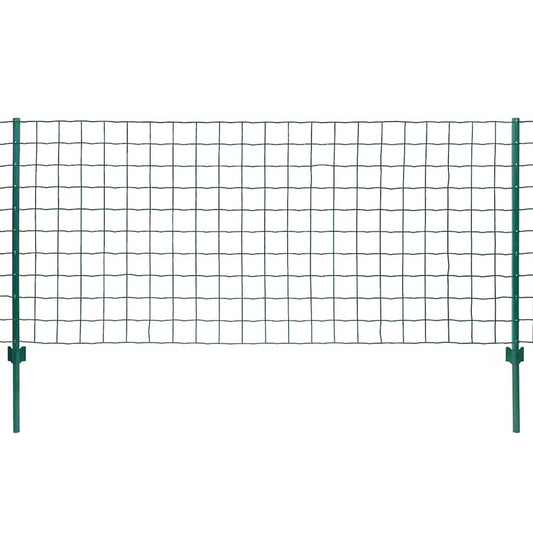 142810 vidaXL Euro Fence Steel 20x0,8 m Green 142810 vidaXL Euro Fence Steel 20x0,8 m Green