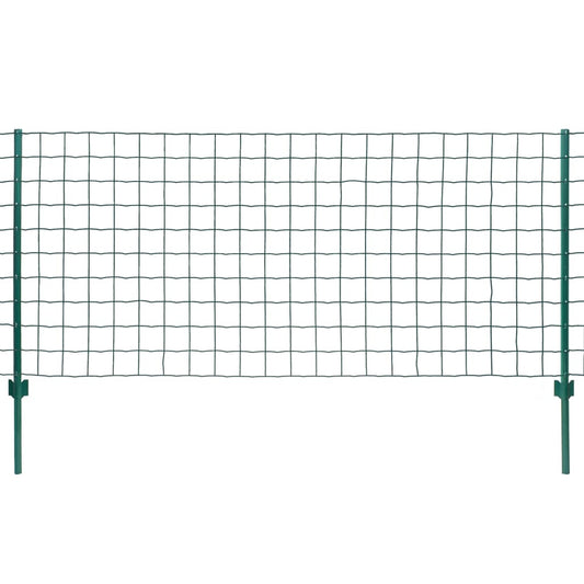 142811 vidaXL Euro Fence Steel 20x1 m Green 142811 vidaXL Euro Fence Steel 20x1 m Green