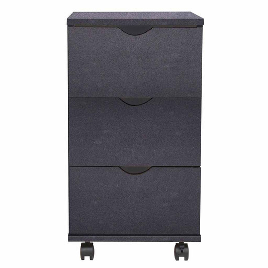 245726 vidaXL Drawer Unit 33x45x60 cm Black 245726 vidaXL Drawer Unit 33x45x60 cm Black