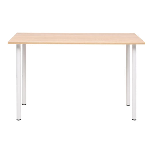 245728 vidaXL Dining Table 120x60x73 cm Oak and White 245728 vidaXL Dining Table 120x60x73 cm Oak and White