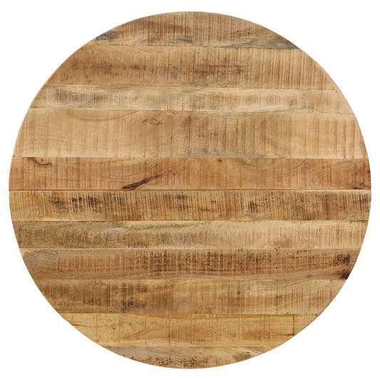 Dining Table Solid Rough Mango Wood and Steel 120x77 cm Dining Table Solid Rough Mango Wood and Steel 120x77 cm