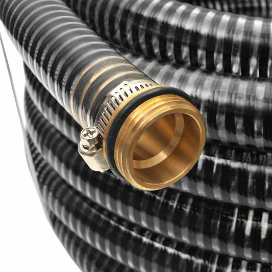 142890 vidaXL Suction Hose with Brass Connectors 7 m 25 mm Black 142890 vidaXL Suction Hose with Brass Connectors 7 m 25 mm Black