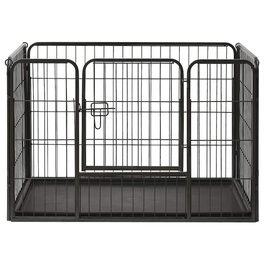 Puppy Playpen Steel 91.5x59x61 cm Puppy Playpen Steel 91.5x59x61 cm