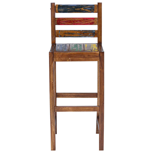 Bar Stools 2 pcs Solid Reclaimed Wood Bar Stools 2 pcs Solid Reclaimed Wood