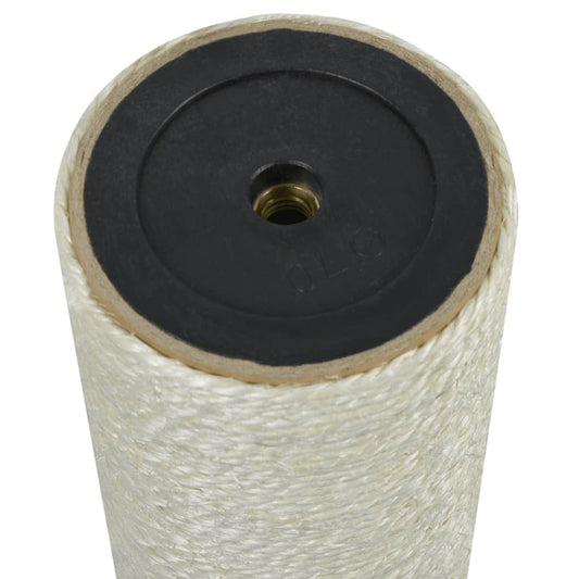 Cat Scratching Post 8x45 cm 10 mm Beige Cat Scratching Post 8x45 cm 10 mm Beige