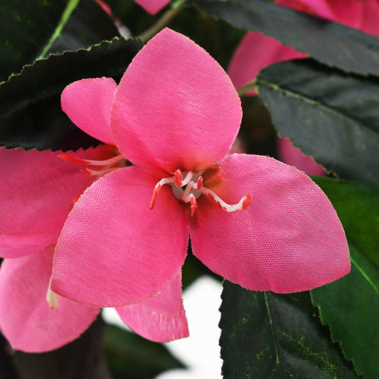 245951 vidaXL Artificial Rhododendron Plant with Pot 155 cm Green and Pink 245951 vidaXL Artificial Rhododendron Plant with Pot 155 cm Green and Pink