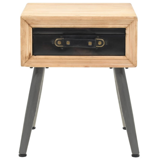 Bedside Table Solid Fir Wood 43x38x50 cm Bedside Table Solid Fir Wood 43x38x50 cm