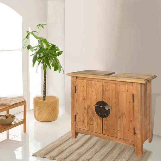 Bathroom Furniture Set | Natural wood | Solid pine wood | Medium Bathroom Furniture Set | Natural wood | Solid pine wood | Medium