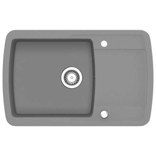 Granite Kitchen Sink Single Basin Grey Granite Kitchen Sink Single Basin Grey