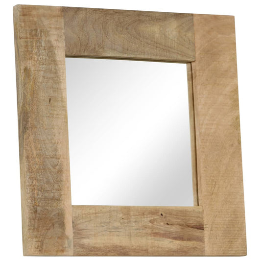 246301 vidaXL Mirror Solid Mango Wood 50x50 cm 246301 vidaXL Mirror Solid Mango Wood 50x50 cm