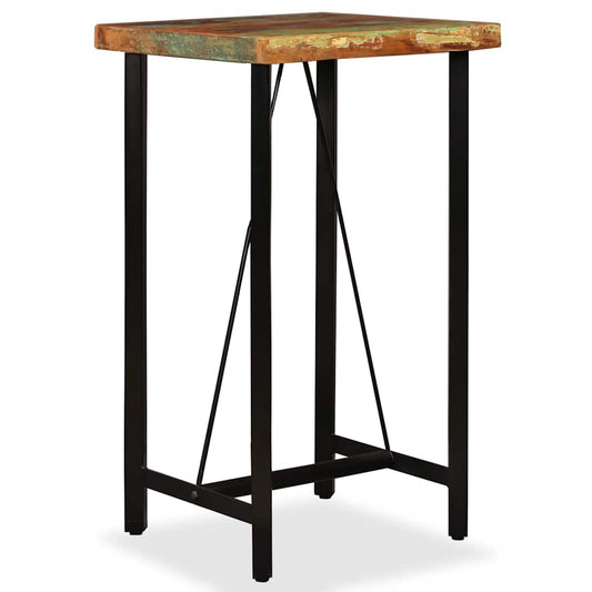 Bar Set 3 Pieces Solid Reclaimed Wood Bar Set 3 Pieces Solid Reclaimed Wood