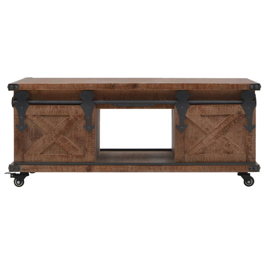 Coffee Table Solid Fir Wood 91x51x38 cm Brown Coffee Table Solid Fir Wood 91x51x38 cm Brown