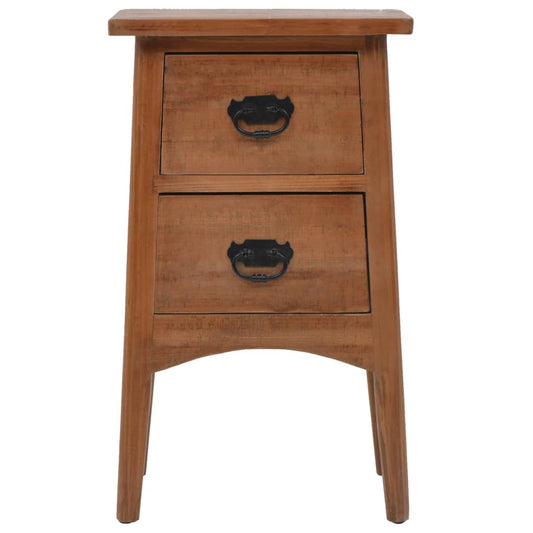 Bedside Cabinet Solid Fir Wood 40x29x68 cm Brown Bedside Cabinet Solid Fir Wood 40x29x68 cm Brown
