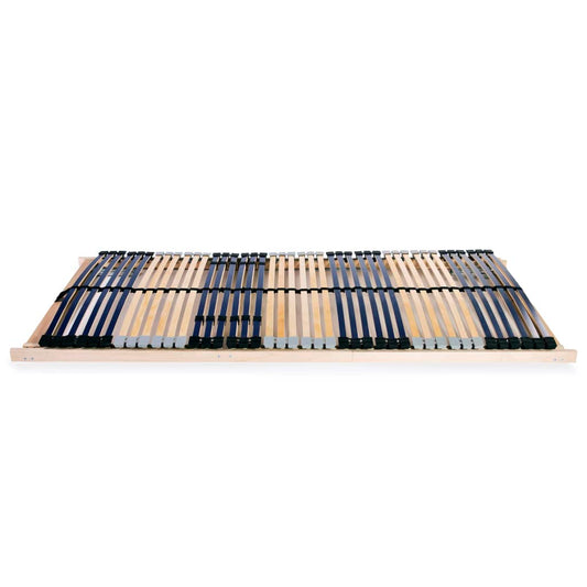 Slatted Bed Base without Mattress with 42 Slats 7 Zones 90x200 cm Slatted Bed Base without Mattress with 42 Slats 7 Zones 90x200 cm