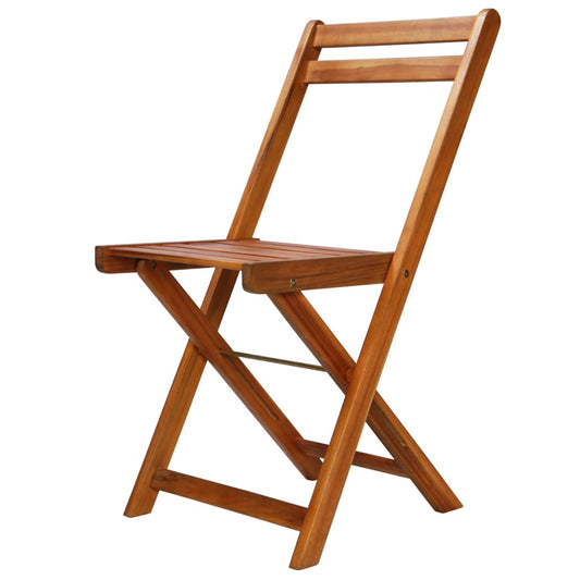Outdoor Bistro Chairs 2 pcs Solid Acacia Wood Outdoor Bistro Chairs 2 pcs Solid Acacia Wood