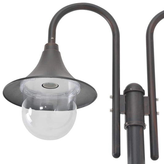 Garden Standing Light | Bronze | Aluminium and PVC | 220 cm tall | Sturdy Garden Standing Light | Bronze | Aluminium and PVC | 220 cm tall | Sturdy