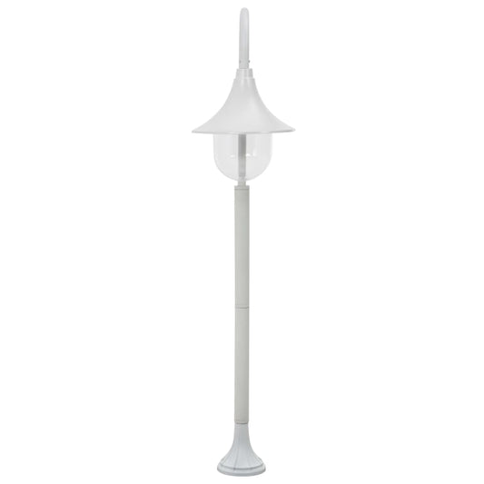 Garden Post Light E27 120 cm Aluminium White Garden Post Light E27 120 cm Aluminium White
