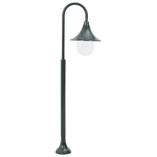 Garden Post Light E27 120 cm Aluminium Dark Green Garden Post Light E27 120 cm Aluminium Dark Green