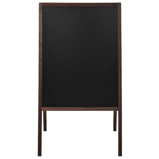 246428 vidaXL Double-sided Blackboard Cedar Wood Free Standing 60x80 cm 246428 vidaXL Double-sided Blackboard Cedar Wood Free Standing 60x80 cm