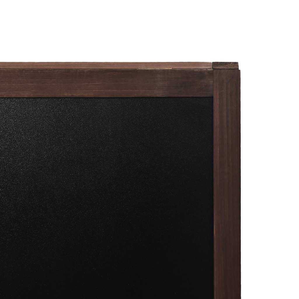 246430 vidaXL Double-sided Blackboard Cedar Wood Free Standing 40x60 cm
