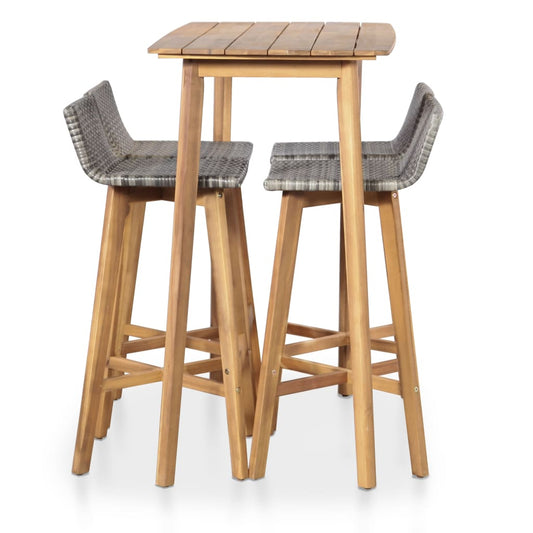 5 Piece Outdoor Dining Set Solid Acacia Wood 5 Piece Outdoor Dining Set Solid Acacia Wood