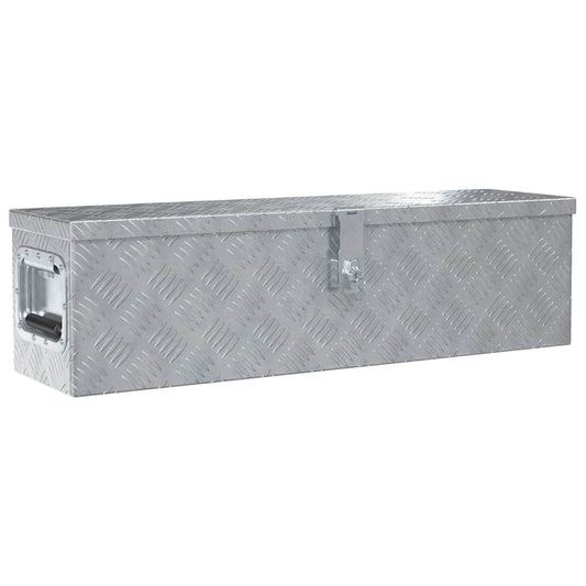 Aluminium Box 80,5x22x22 cm Silver Aluminium Box 80,5x22x22 cm Silver