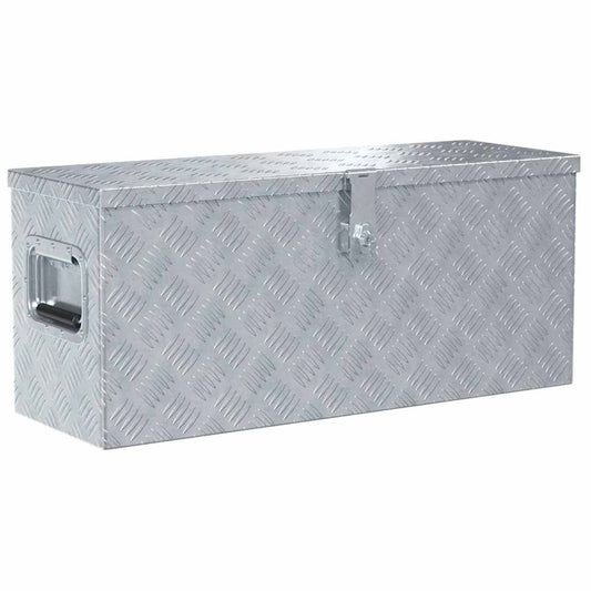 Aluminium Box 76.5x26.5x33 cm Silver Aluminium Box 76.5x26.5x33 cm Silver