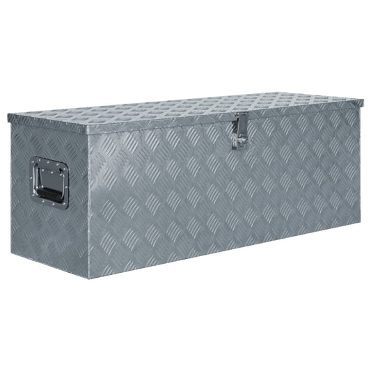 Aluminium Box 110.5x38.5x40 cm Silver Aluminium Box 110.5x38.5x40 cm Silver