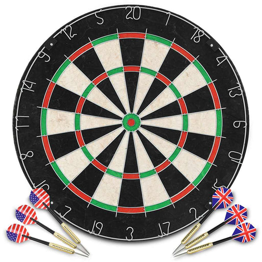 Professional Dart Set with Dartboard and Surround Sisal Steel Professional Dart Set with Dartboard and Surround Sisal Steel