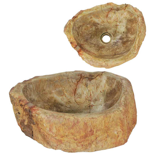 142778 vidaXL Sink 45x35x15 cm Fossil Stone Cream 142778 vidaXL Sink 45x35x15 cm Fossil Stone Cream
