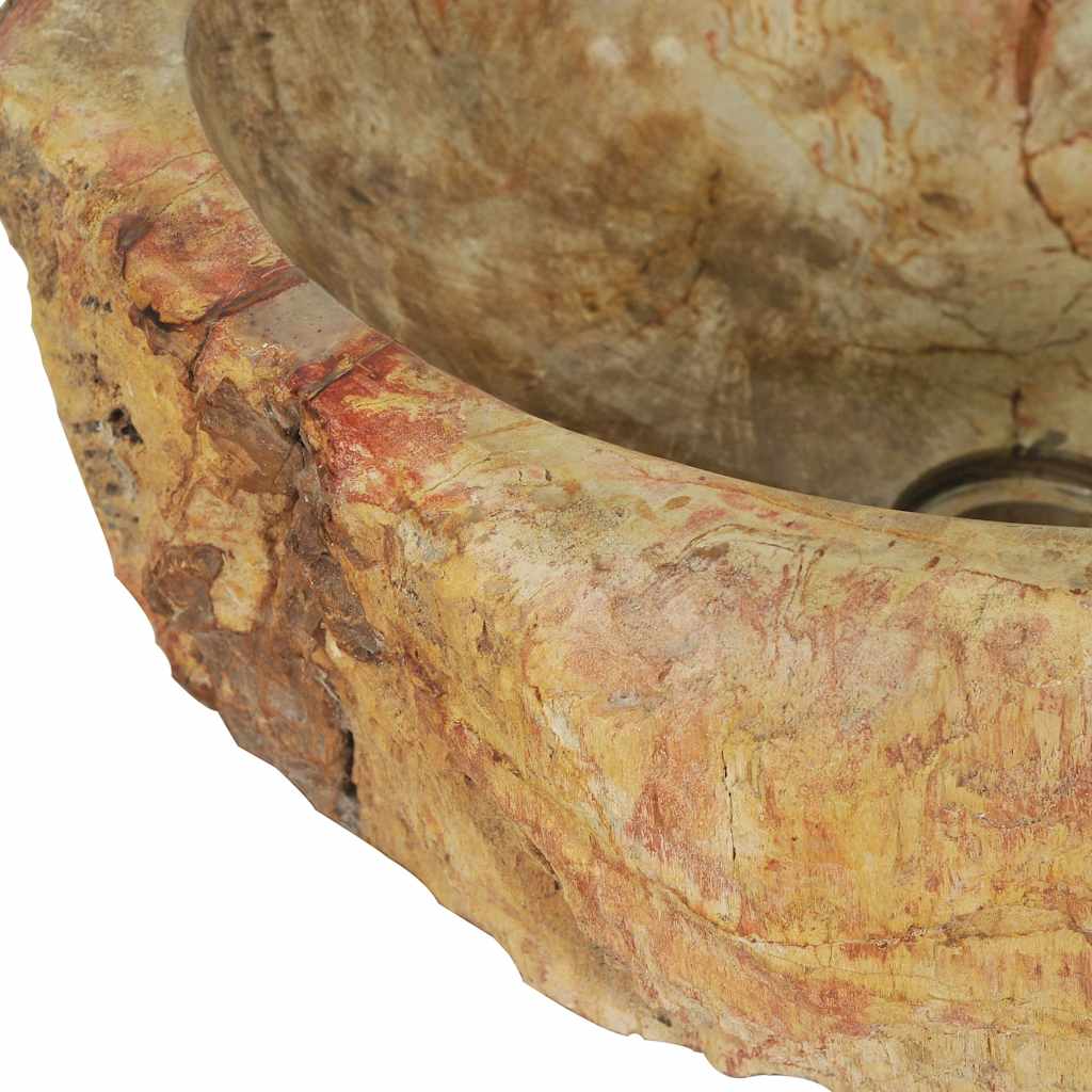 142778 vidaXL Sink 45x35x15 cm Fossil Stone Cream