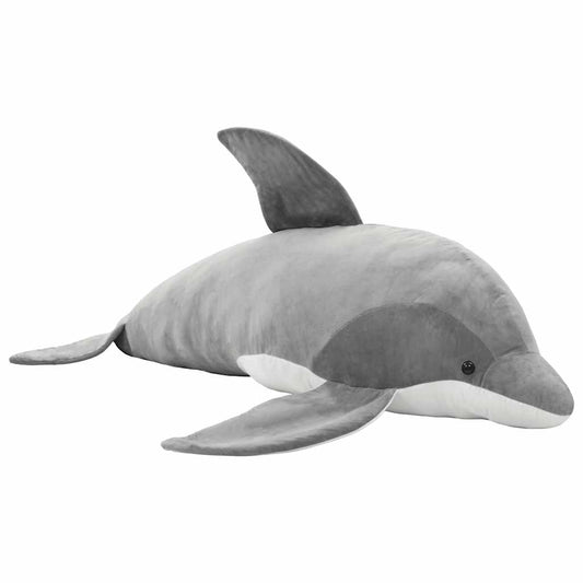 80231 vidaXL Dolphin Cuddly Toy Plush Grey 80231 vidaXL Dolphin Cuddly Toy Plush Grey